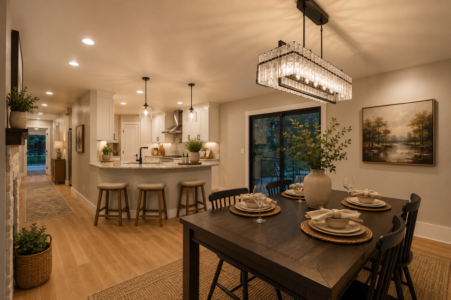 Kitchen and dining